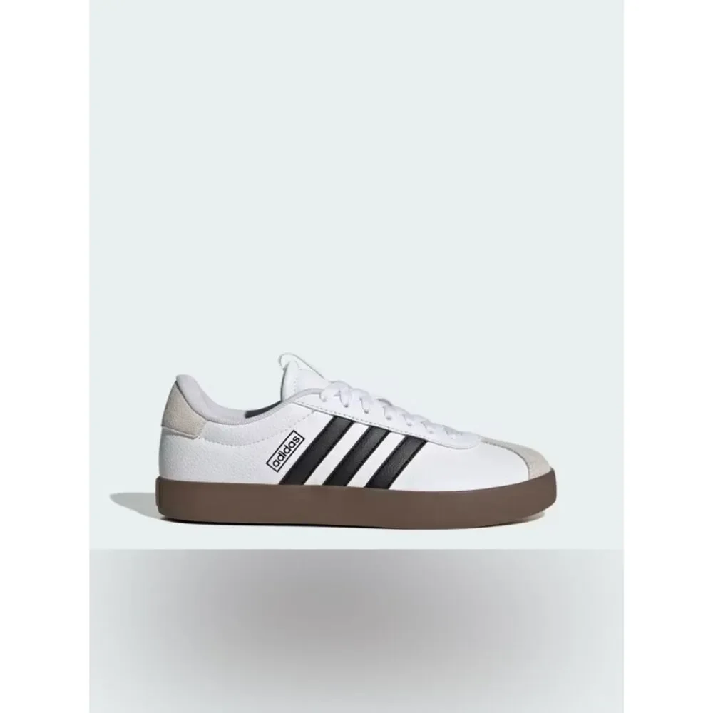 Adidas Women VL Court 3.0 Suede Lace Up Casual Skate Sneakers